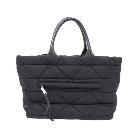 Prada NERO Hardware Handbag SILVER   Canvas - Picture 1 of 5